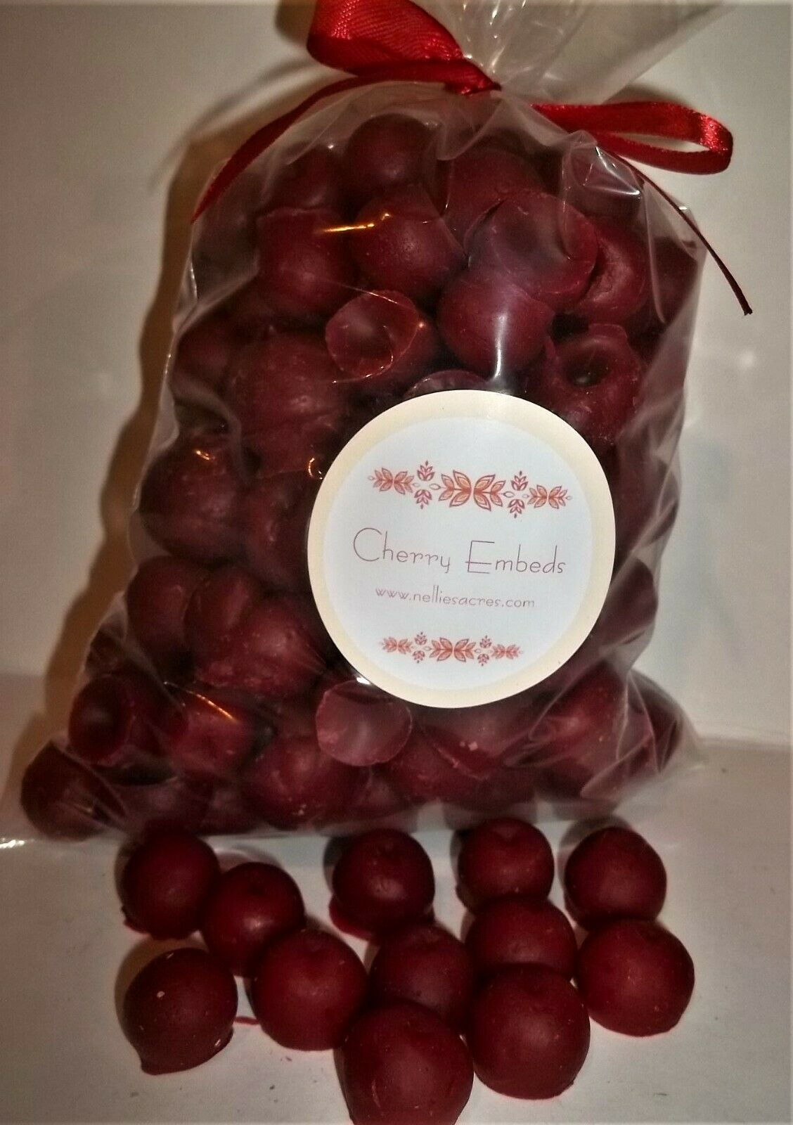 Nellies Acres Cherries.... Wax  Embeds..