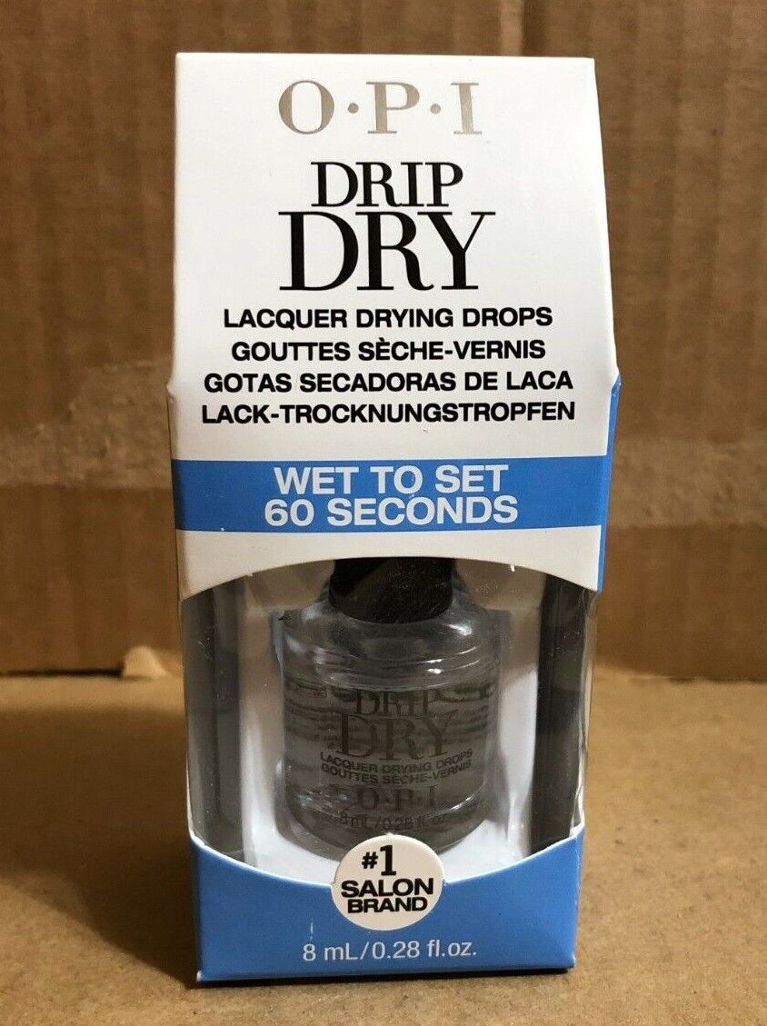 OPI Drip Dry Laquer Drying Drops 0.28oz - Wet to Set in 60 seconds ~